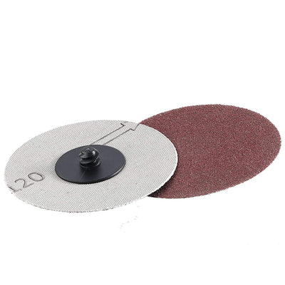 Katzco Sanding Disc Assortment - 25 Pack - Grit Roll Lock Sanding and Grinding Discs -