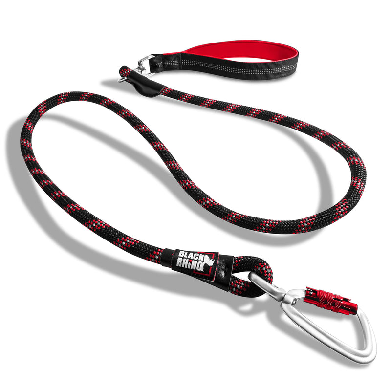 Heavy Duty Dog Rope Leash With Ultra-Soft Neoprene Padded Handle  Aircraft