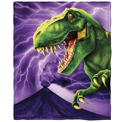 TRex Super Soft Plush Fleece Throw Blanket