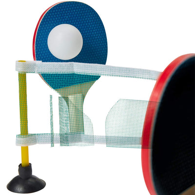 Kicko Mini Ping Pong Set - Table Tennis - Two-Player Sport and Summer Game - Indoors