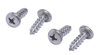 10 X 5/8" Stainless Pan Head Phillips Wood Screw, (100pc), 18-8 (304) Stainless Steel