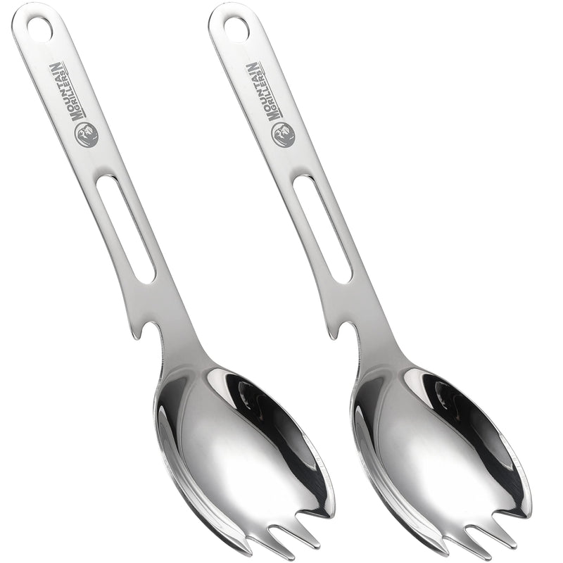 Titanium Spork - Lightweight Camping Spork - Backpacking Camp 2 In 1 Utensils,