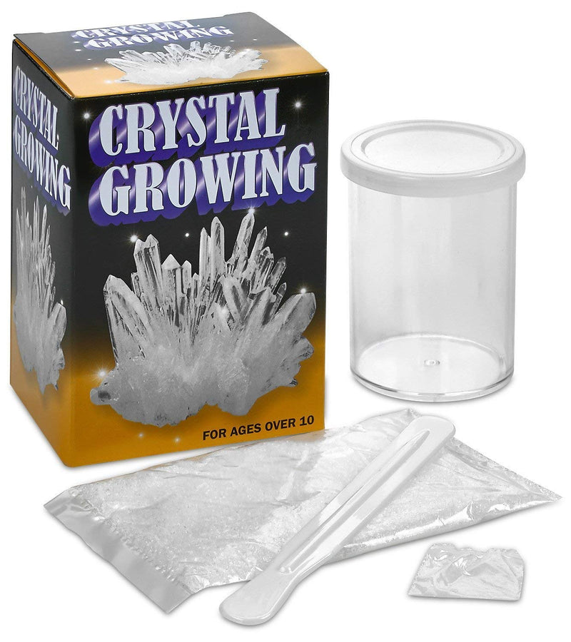 Kicko Growing Crystal Kit for Kids - 6 Sets 4.5 Inch Magic Clear Jewelry Set - Ideal Skill