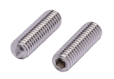 3/8"-16 X 1-1/4" Stainless Set Screw with Hex Allen Head Drive and Oval Point (25 pc), 18