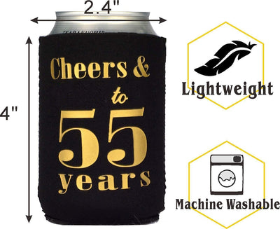 55th Birthday Gifts for Men, 55th Birthday Gifts, 55th Birthday Can Coolers, 55th Birthday