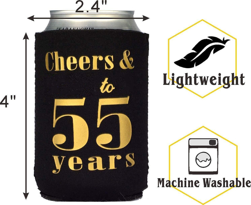 55th Birthday Gifts for Men, 55th Birthday Gifts, 55th Birthday Can Coolers, 55th Birthday