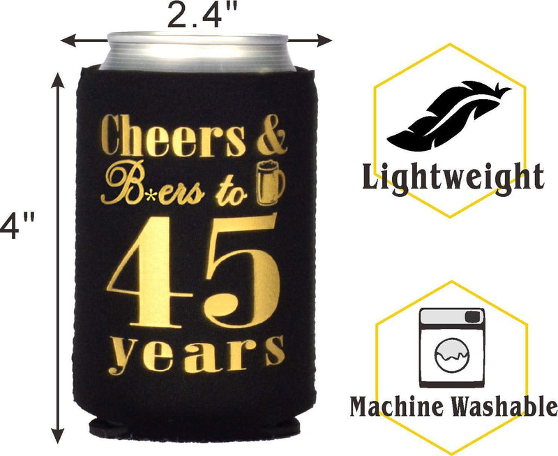 45th Birthday Gifts for Men, 45th Birthday Gifts, 45th Birthday Can Cooler, 45th Birthday