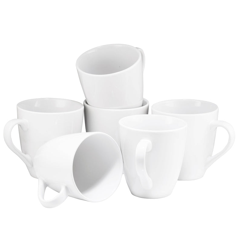 Coffee Mug Set Set of 6 Large-sized 16 Ounce Ceramic Coffee Mugs Restaurant Coffee Mugs