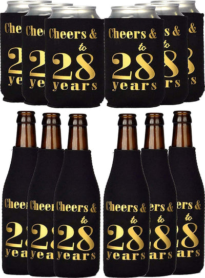 28th Birthday Gifts for Men, 28th Birthday Gifts, 28th Birthday Can Cooler, 28th Birthday