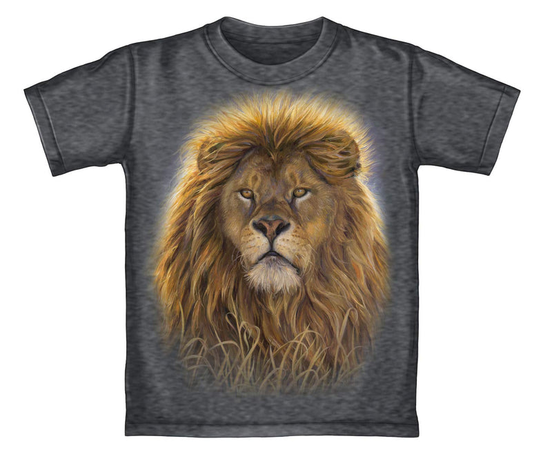 Dawhud Direct Lion Face Youth Tee Shirt (Large 12/14