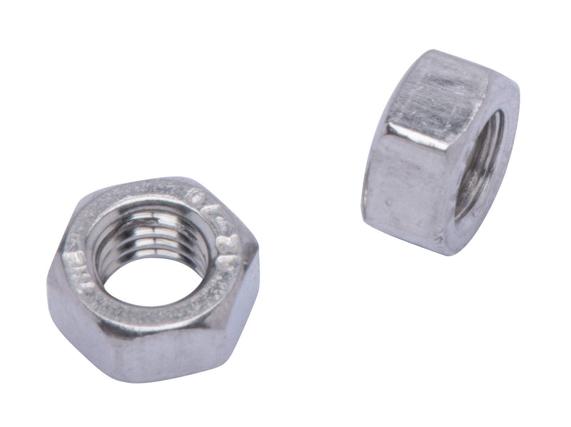 M5-.80 Metric Stainless Hex Nut, (100 Pack), 304 (18-8) Stainless Steel Nuts, DIN 934,