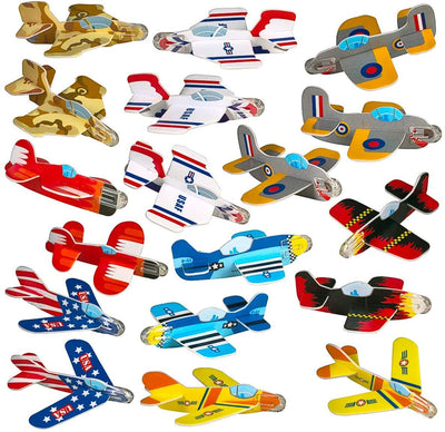 Party Favors for Kids - Bulk Toys - 72 Pack of Airplane Gliders Bulk Party Pack