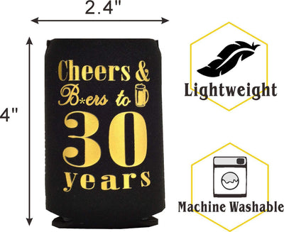 30th Birthday Gifts for Men, 30th Birthday Gifts, 30th Birthday Can Coolers, 30th Birthday