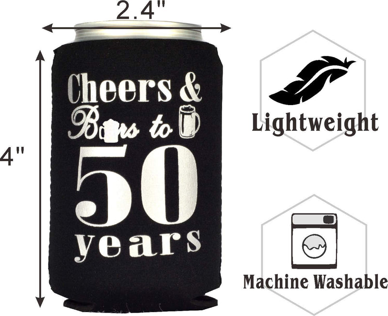 50th Birthday Gifts for Men, 50th Birthday Gifts, 50th Birthday Can Coolers, 50th Birthday