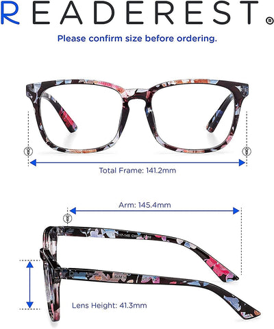 Readerest blue-light-blocking-reading-glasses-floral-2-75-magnification