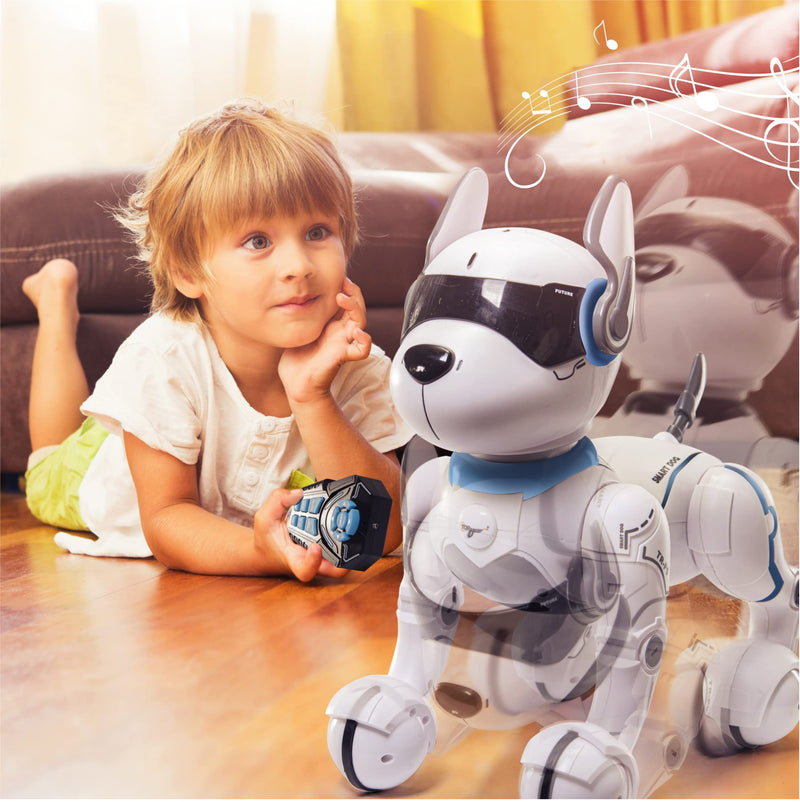 Remote Control Robot Dog Toy, Robots for Kids, Rc Dog Robot Toys for Kids 3,4,5,6,7,8,9,10