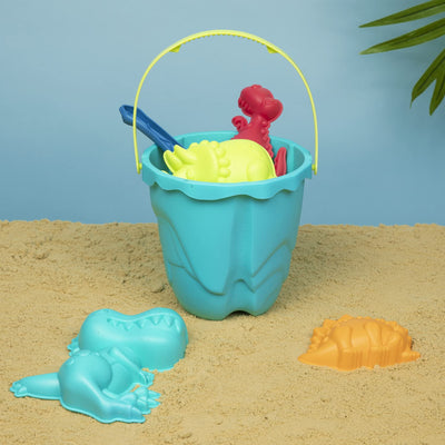 Dinosaur Beach Toys And Sand Tools Kids Set - Outdoor & Travel Fun For Toddlers,