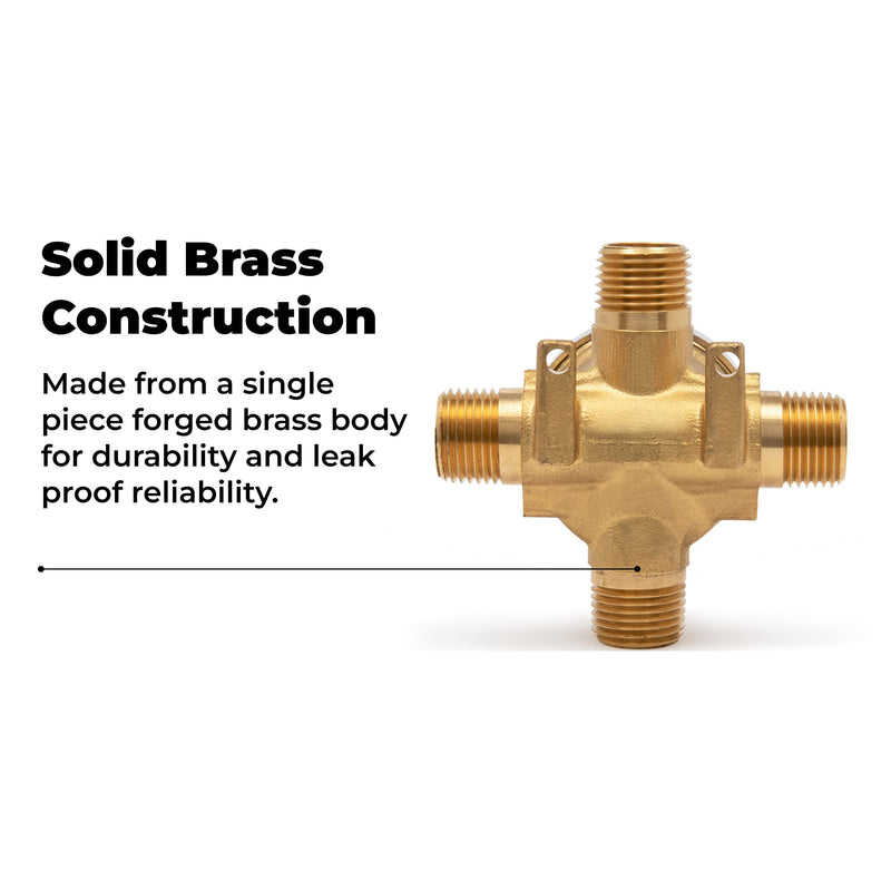 Diverter Rough In Valve For Delta R11000 3/6 Setting