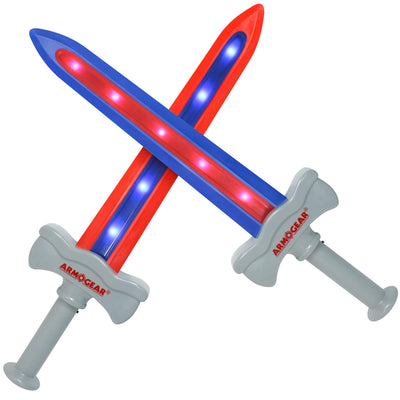 Kids Toy Sword Battle Electronic Game - Contains 2 Interactive Play Swords  Led