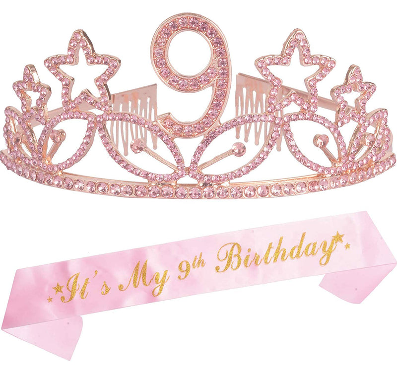 9th Birthday, 9th Birthday Decorations for Girls, 9th Birthday Gifts for Girls, 9th