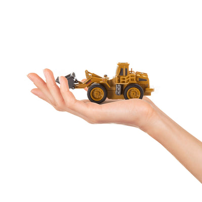 Top Race 4 Channel Mini Remote Control Front Loader Bulldozer 1:64 Scale, Mini