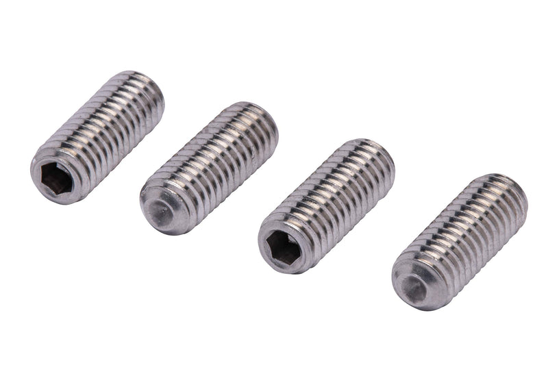 3/8"-16 X 1" Stainless Set Screw with Hex Allen Head Drive and Oval Point (25 pc), 18-8