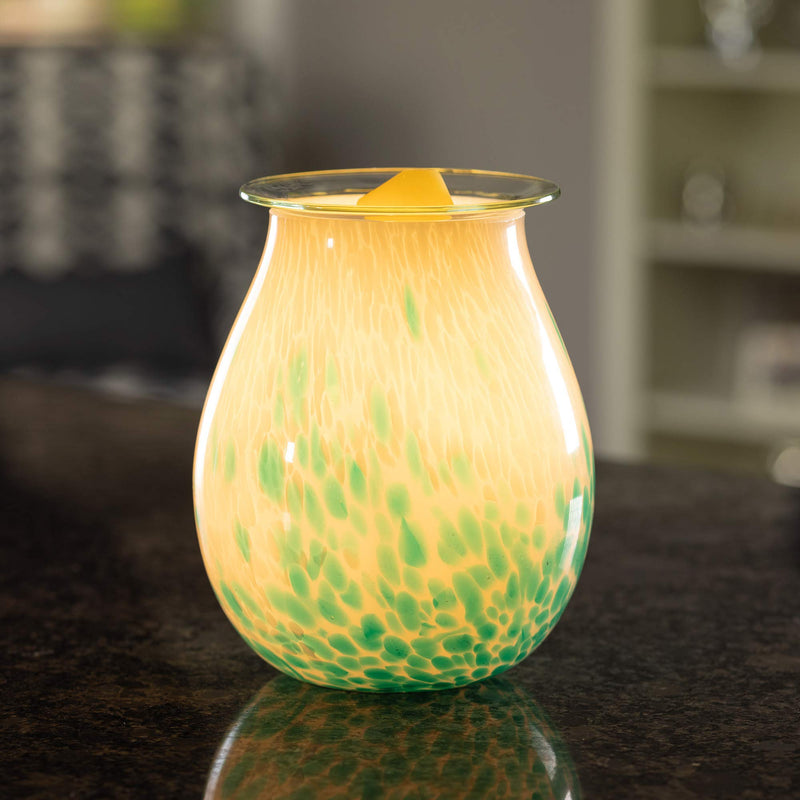 VP Home Radiant Art Glass Fragrance Warmer (Lavish Turquoise