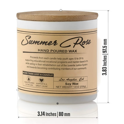 Prosumer's Choice Summer Rose Hand Poured Small Batch Soy Wax