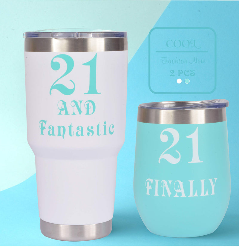 21st Birthday Gifts for Women, 21 and Fabulous Tumbler, 21 and Fabulous Tumbler for Women