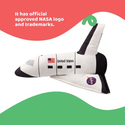 10 Stuffed Space Shuttle and Astronaut Soft and Cuddly Plush Toy for Kids Birthday Gift