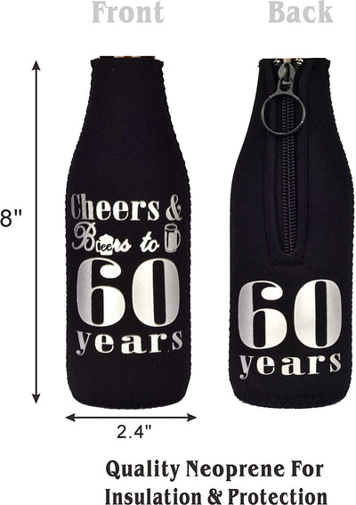 60th Birthday Gifts for Men, 60th Birthday Gift, 60th Birthday Can Cooler, 60th Birthday