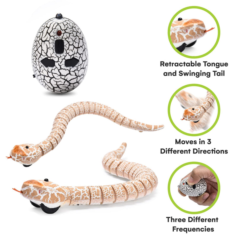 Infrared Remote Control Rattle Snake Rc Animal Prank Toy