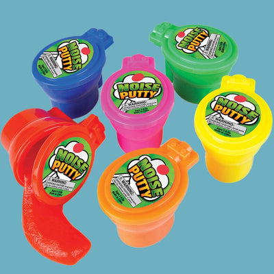 Kicko Toilet Noise Putty Toys for Kids - Pack of 12 Slimes, 2 Inch - for Sensory