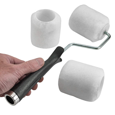 Paint Roller - 5 Wire Cage And 2 Roller Covers 9 Inches - For Professional Paint