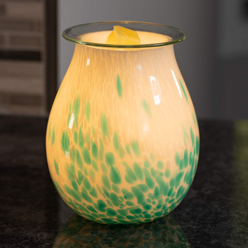 VP Home Radiant Art Glass Fragrance Warmer (Lavish Turquoise