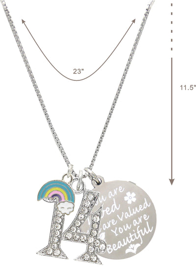 14th Birthday, 14th Birthday Gift, 14th Birthday Girl Gifts, 14th Birthday Necklace, Gifts