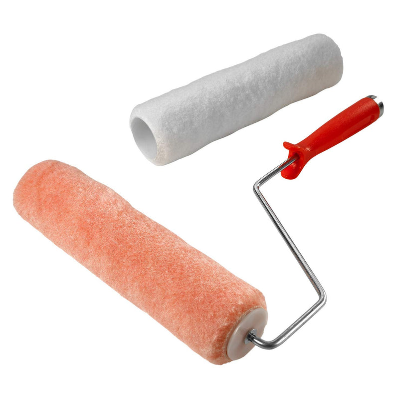 Paint Roller - 5 Wire Cage And 2 Roller Covers 9 Inches - For Professional Paint