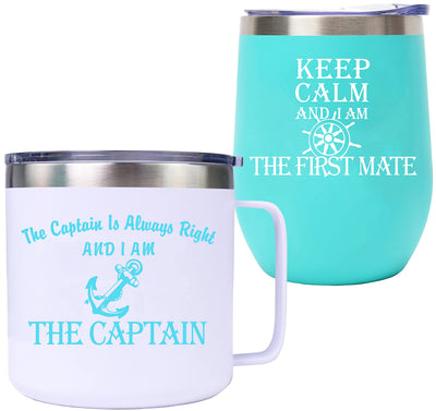 The Captain Is Always Right and I Am The Captain, Keep Calm and I Am The First Mate