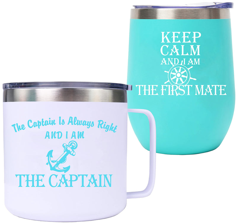 The Captain Is Always Right and I Am The Captain, Keep Calm and I Am The First Mate