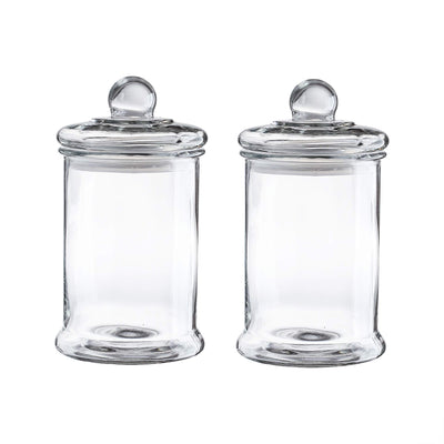 Glass Apothecary Jar Canister Set with Ball Lid (0.7 Gallon