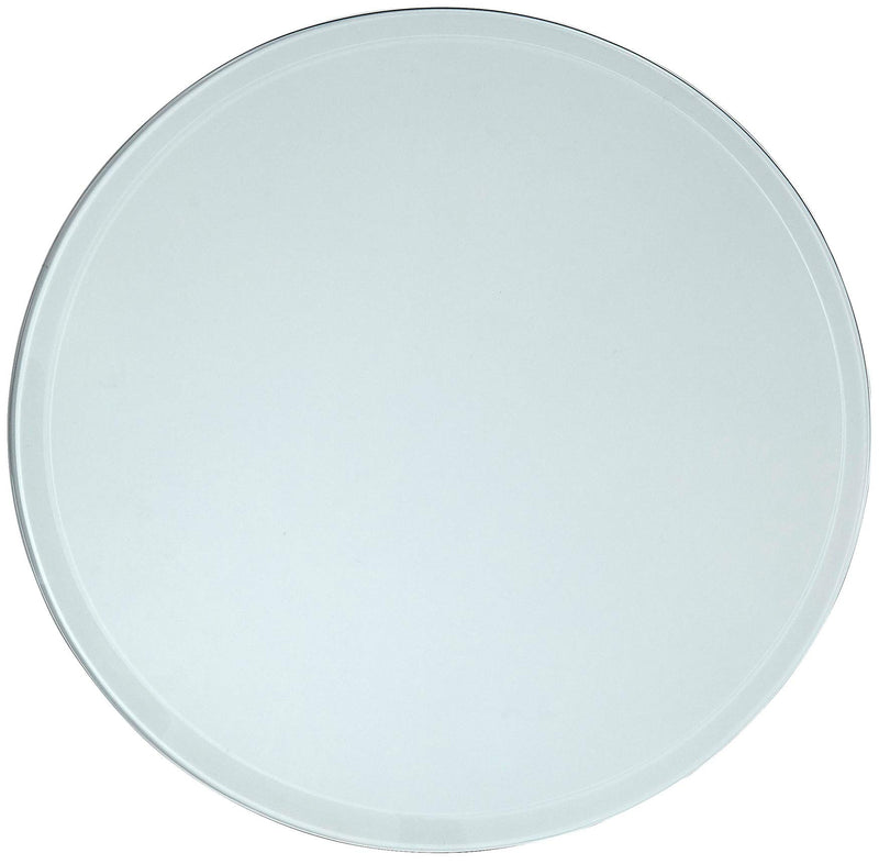 28 Inch Beveled Glass Table Top | 1/2" Thick Tempered Polished Edge | 28" Diameter 1"