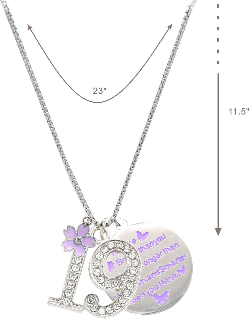 19th Birthday, 19th Birthday Gift, 19th Birthday Girl Gifts, 19th Birthday Necklace, Gifts