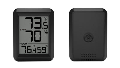 Wireless Gun Safe Digital Hygrometer and Thermometer Temp and Humidity Monitoring in Gun