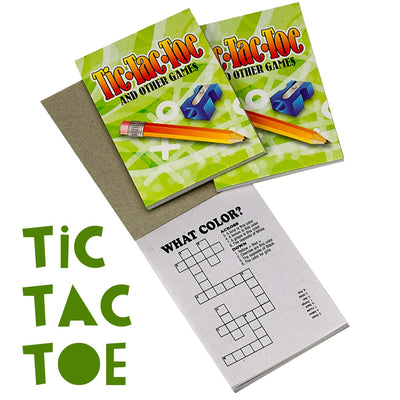 Kicko Mini Game Book Assortment - 12 Pack - 3 x 2 Inches - for Kids, Party Favors