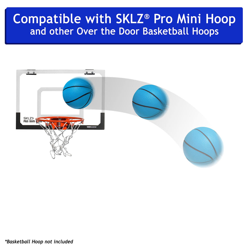 5 Inch Foam Mini Basketball for Indoor Basketball Mini Hoops, 2 Pack | Safe & Quiet Foam