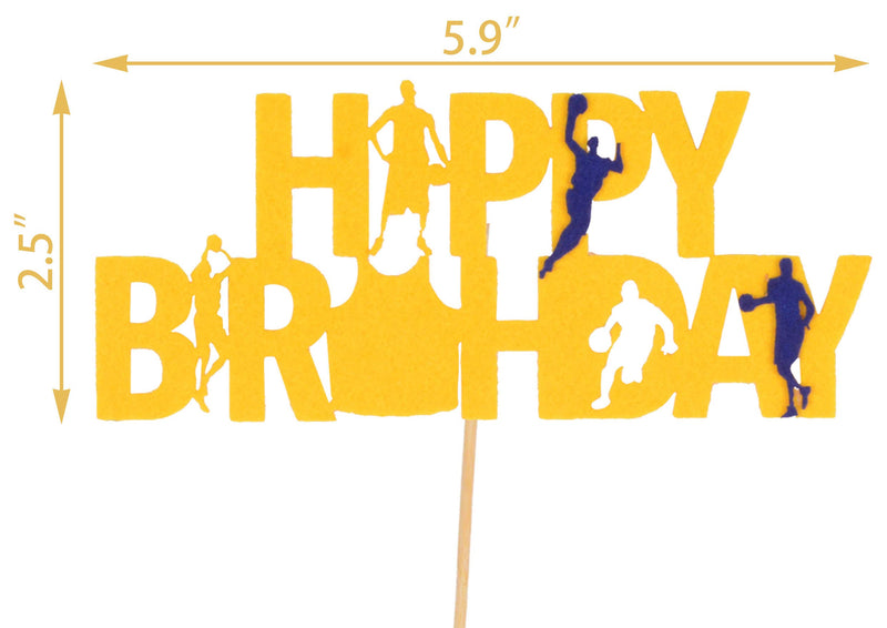 Basketball Theme Happy Birthday Banners | Cute Happy Birthday Basketball Banners for boys