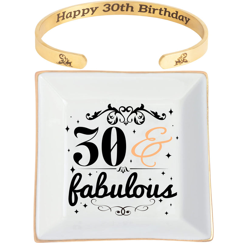 30th Birthday,30th Birthday Gifts for Women,30th Birthday Jewelry Dish,30th Birthday