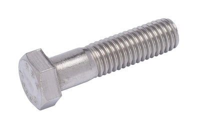 3/8"-16 X 1-3/8" (25pc) Stainless Hex Head Bolt, 18-8 Stainless