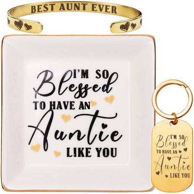 Aunt Jewelry Dish, Best Aunt Trinket Dish, Auntie Ring Dish, Best Aunt Ever Jewelry Dish