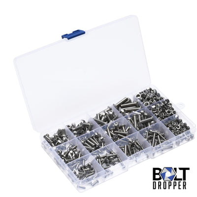 Hardware Machine Screws Assortment Kit - Screws Nuts Washers Set Organizers